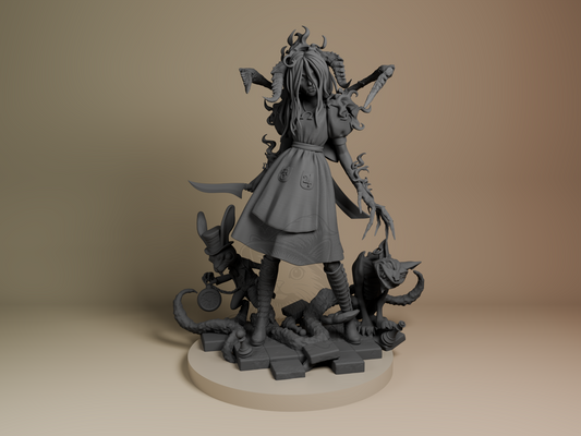 Alice – American McGee’s Alice (Figurine by Bulkamancer) – 3D printed resin figure
