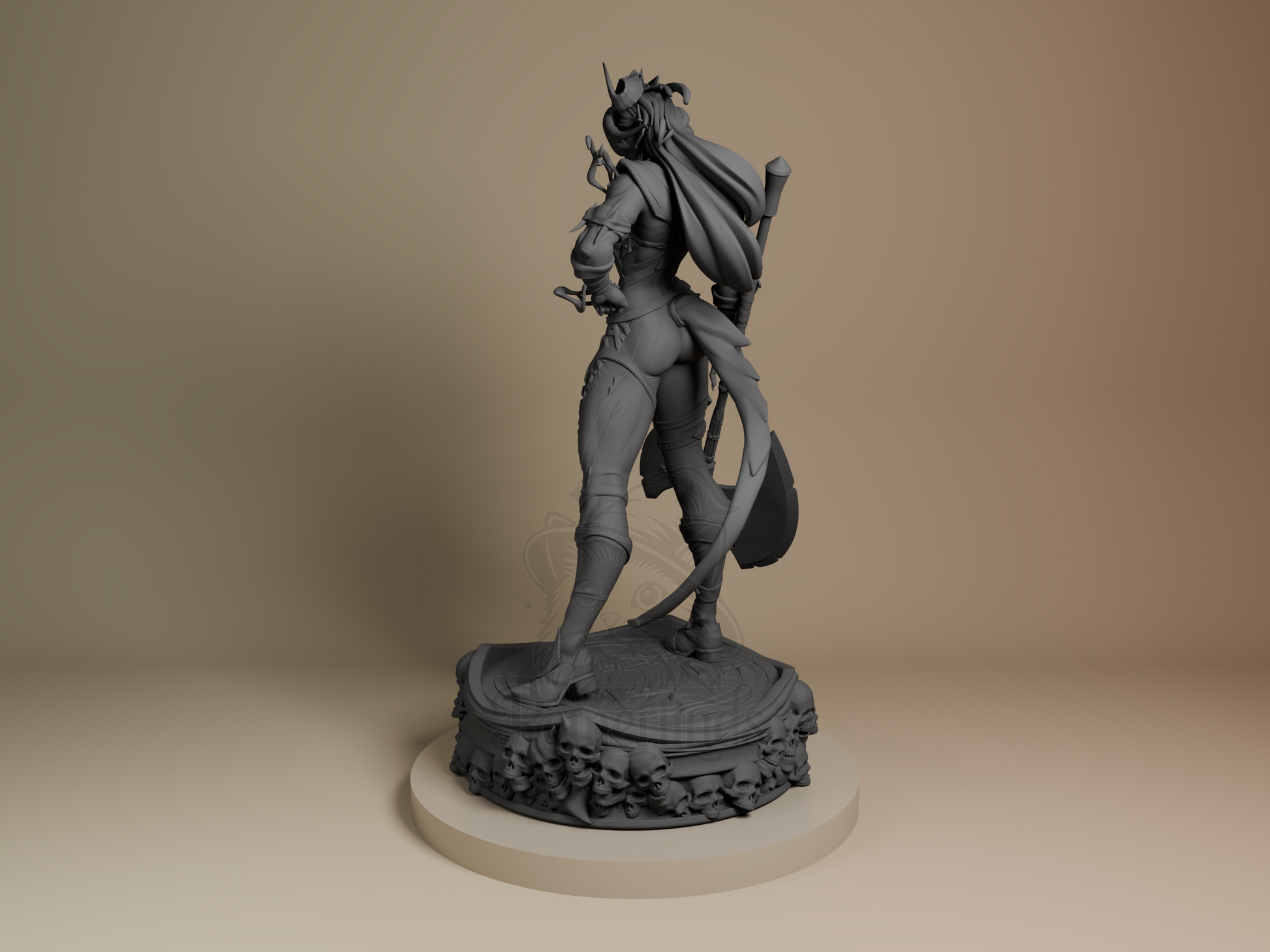 Karlach (Stylized) – Baldur’s Gate (Figurine by Bulkamancer) – 3D printed resin figure