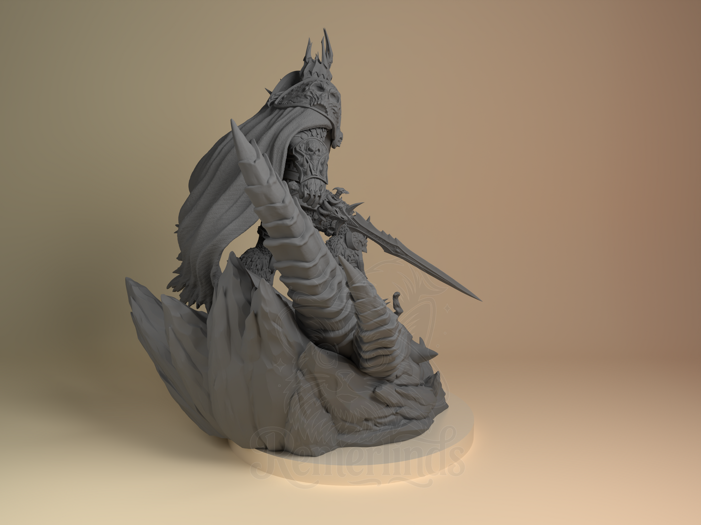 Arthas – World of Warcraft (Figurine by Nomnom Figures) – 3D printed resin figure