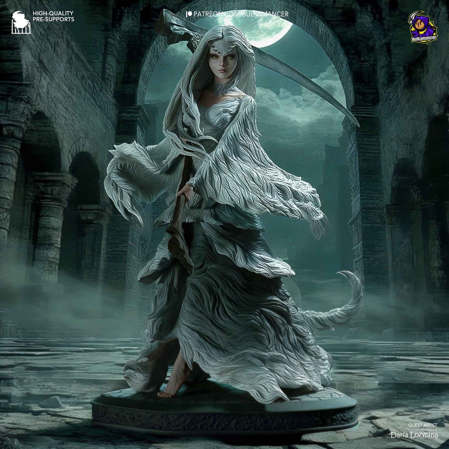 Crossbreed Priscilla – Dark Souls (Figurine by Bulkamancer) – 3D printed resin figure