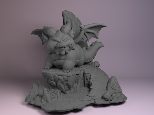 Chibi Themberchaud – Dungeons & Dragons (Chibi by Nomnom Figures) – 3D printed resin figure