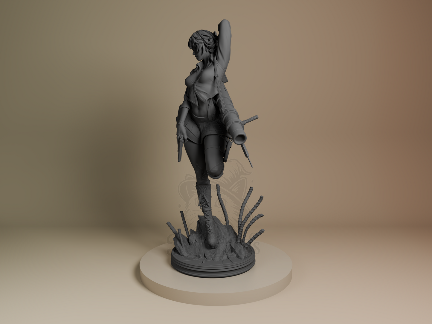 Lady – Devil May Cry 3 (Figurine by Bulkamancer) – 3D printed resin figure