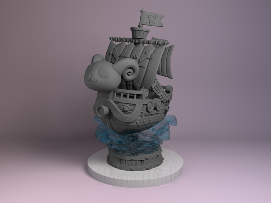 Chibi – Going Merry (Chibi by Nomnom Figures) – 3D printed resin figure