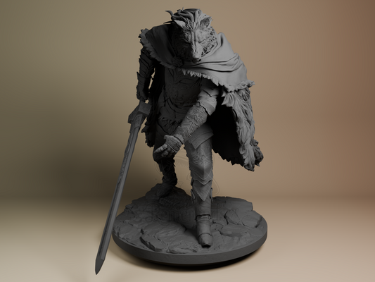 Blaidd – Elden Ring (Figurine by Bulkamancer) – 3D printed resin figure