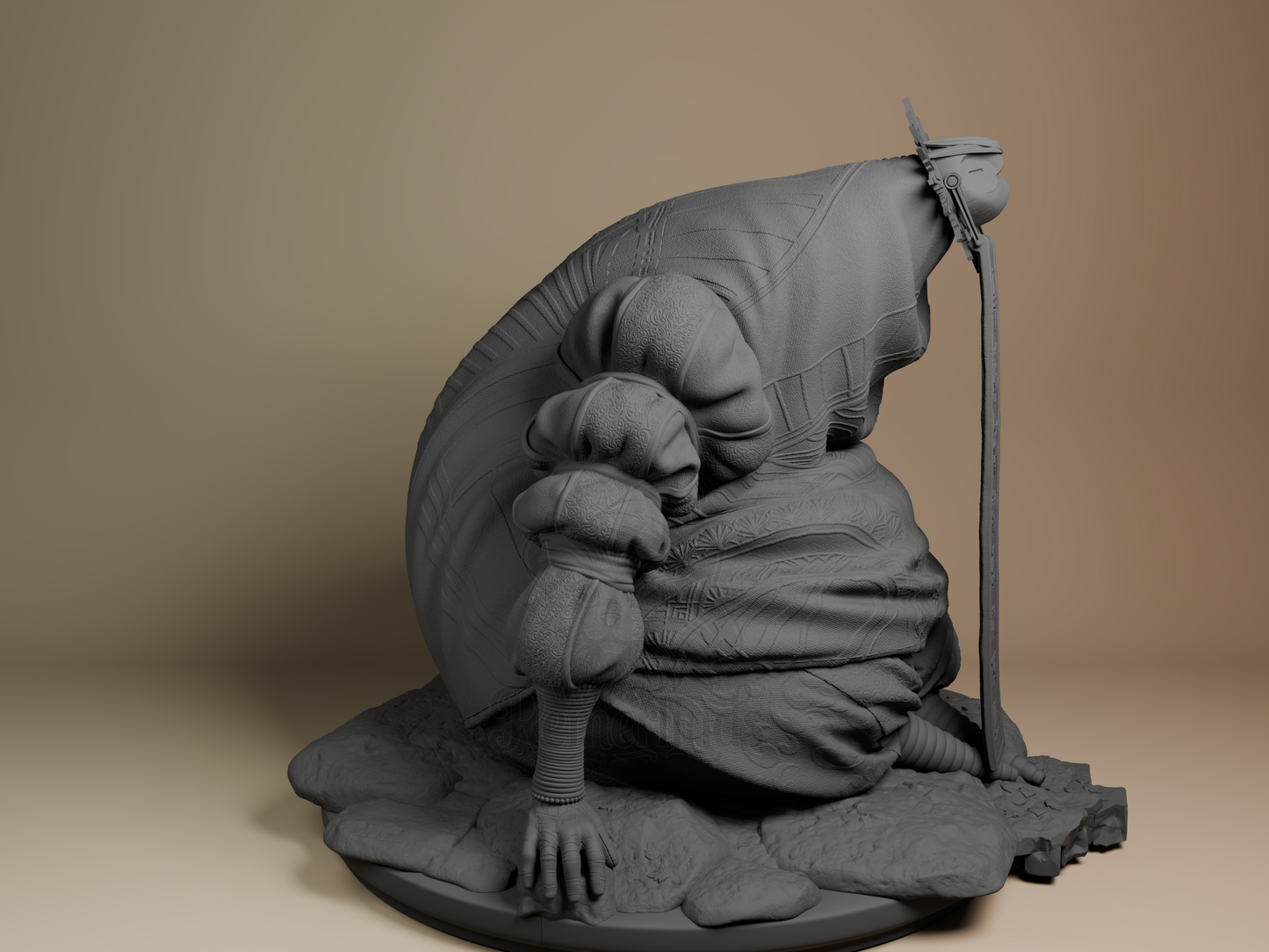 Esquie – Expedition 33 (Figurine by Bulkamancer) – 3D printed resin figure