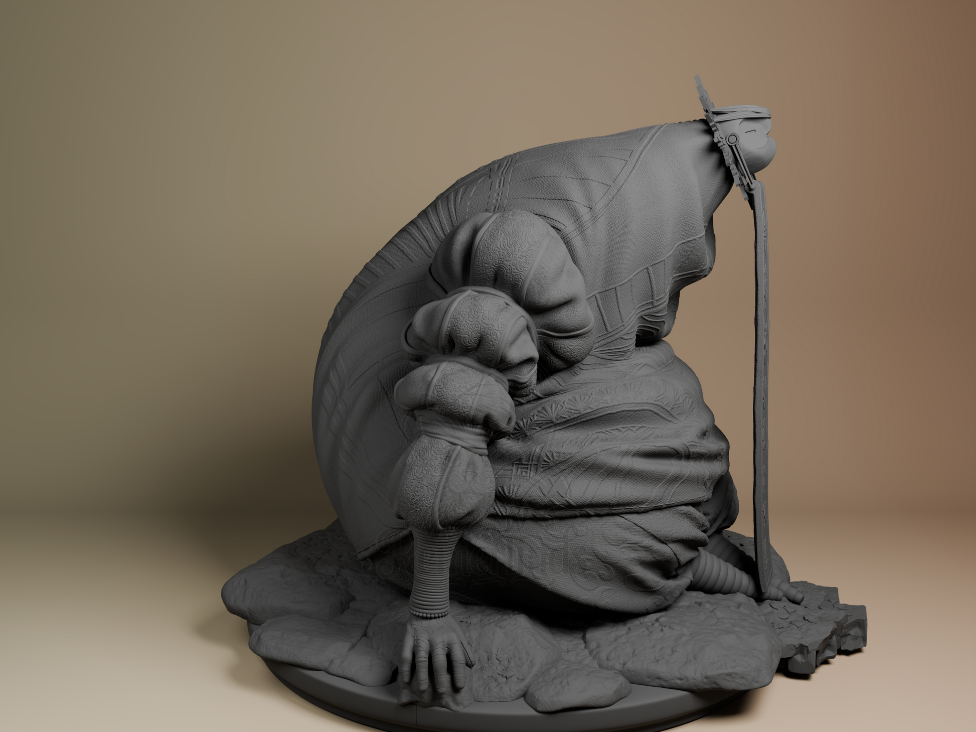 Esquie – Expedition 33 (Figurine by Bulkamancer) – 3D printed resin figure