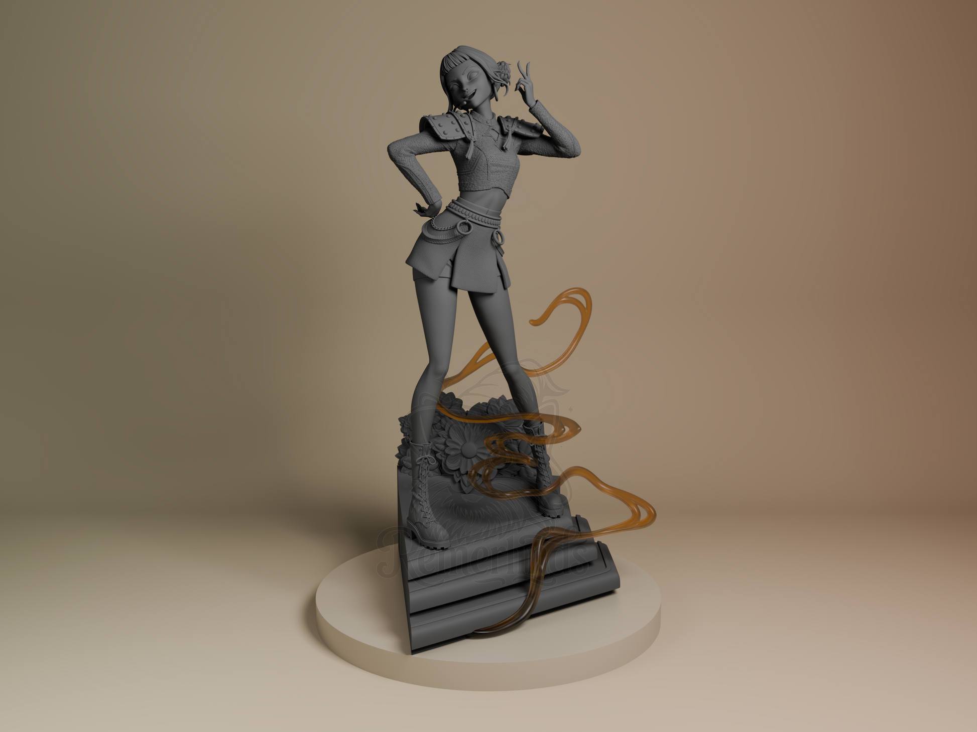 Zoey β KPop Demon Hunters (Figurine by Bulkamancer)
