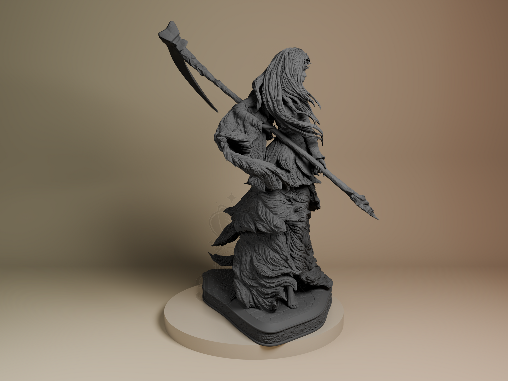 Crossbreed Priscilla – Dark Souls (Figurine by Bulkamancer) – 3D printed resin figure