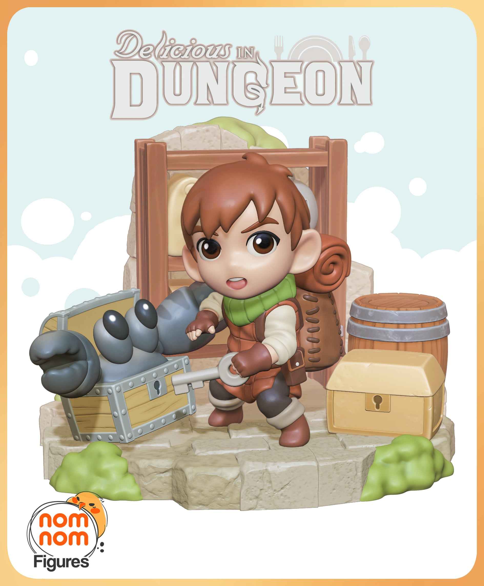 Chibi Chilchuck – Dungeon Meshi (Chibi by Nomnom Figures) – 3D printed resin figure