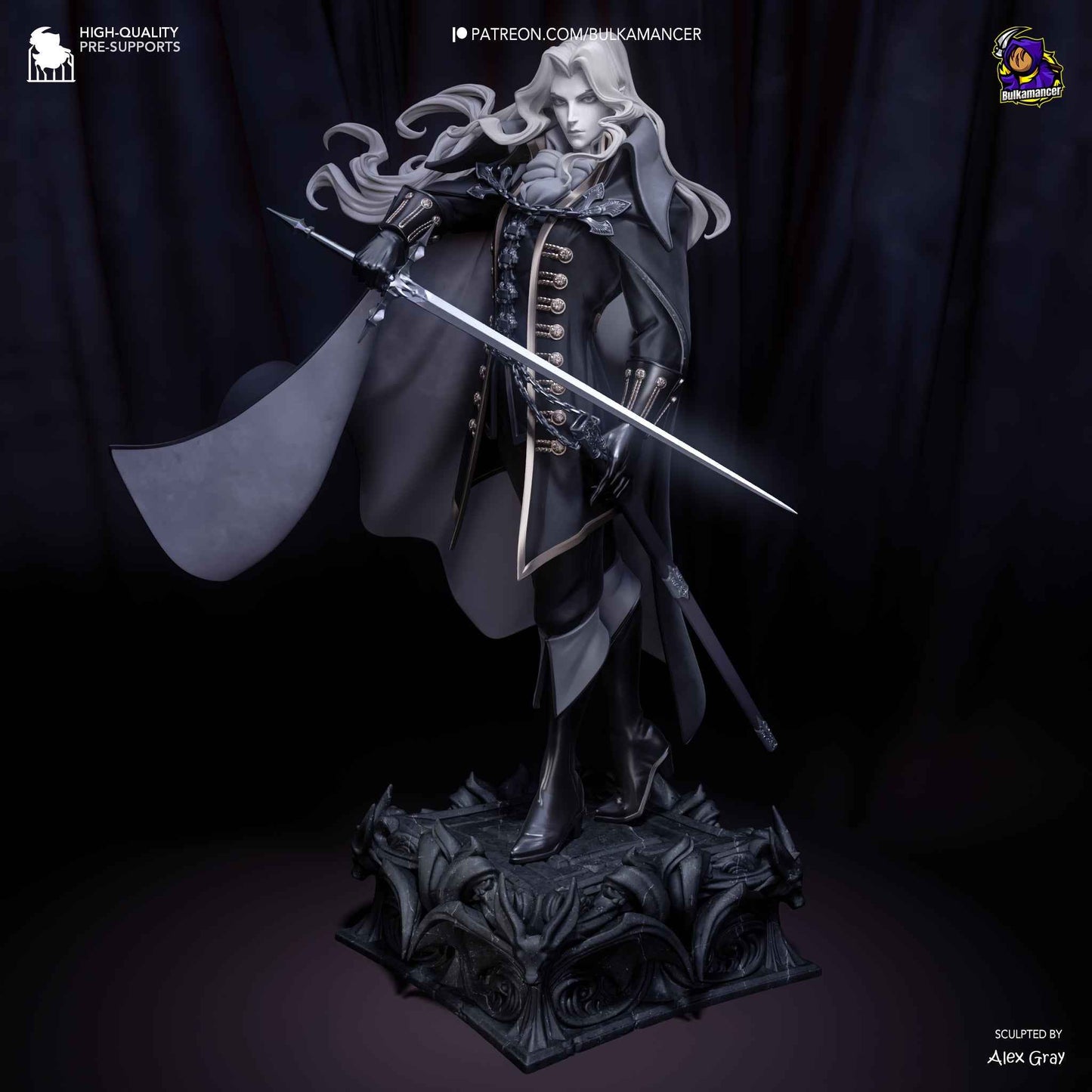Alucard – Castlevania (Figurine by Bulkamancer) – 3D printed resin figure