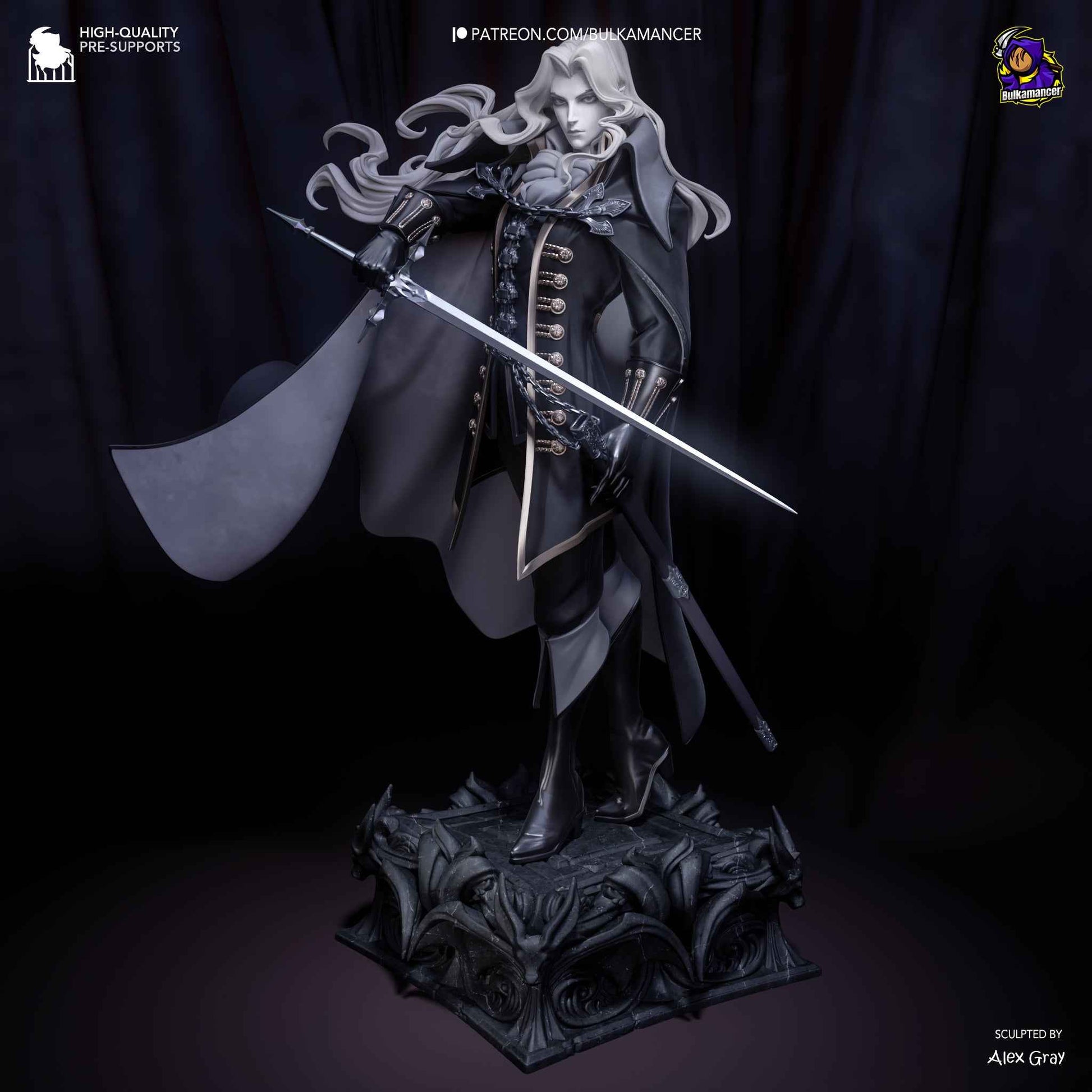 Alucard – Castlevania (Figurine by Bulkamancer) – 3D printed resin figure