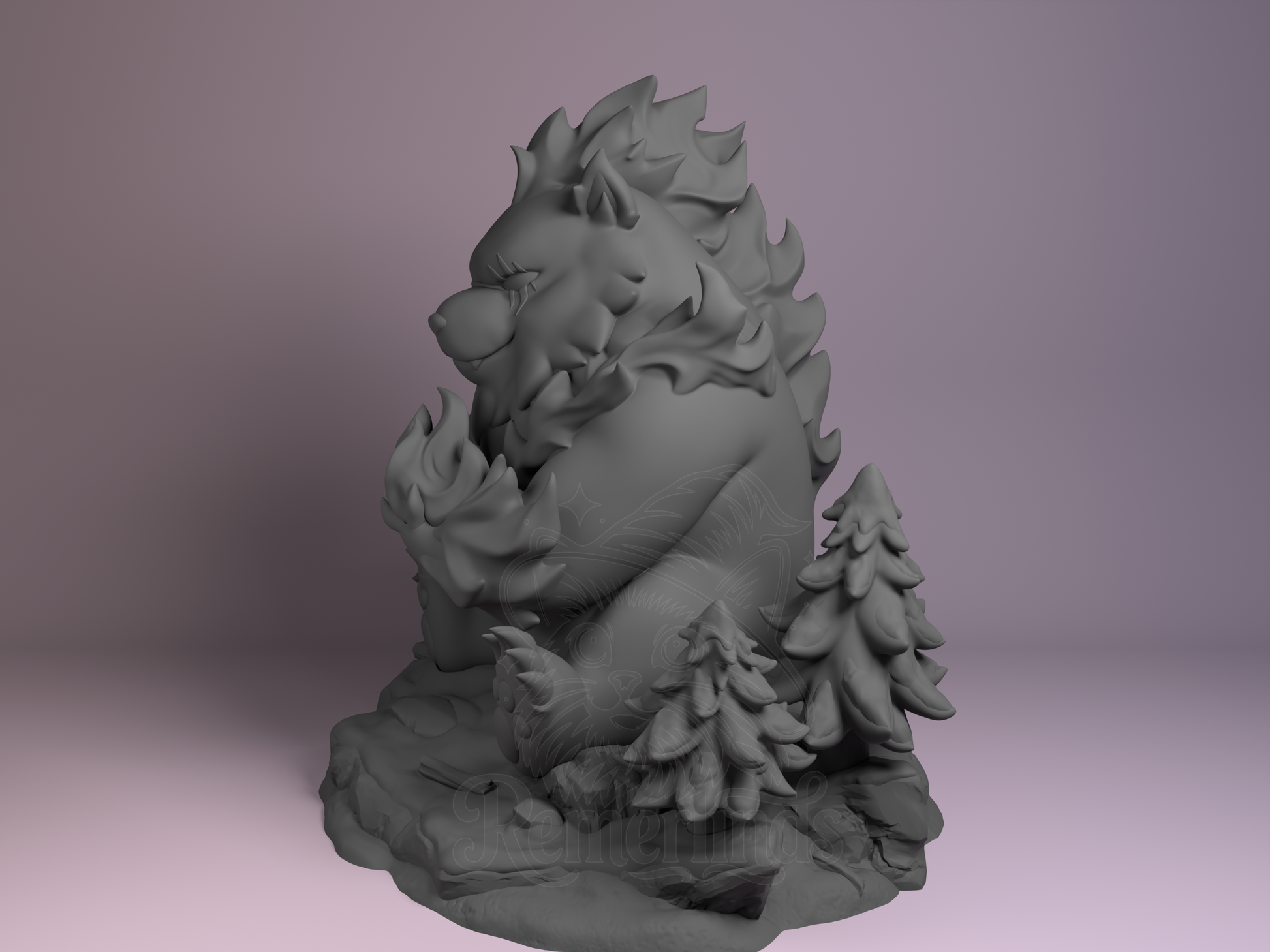 Chibi Tank – Solo Leveling (Chibi by Nomnom Figures) – 3D printed resin figure