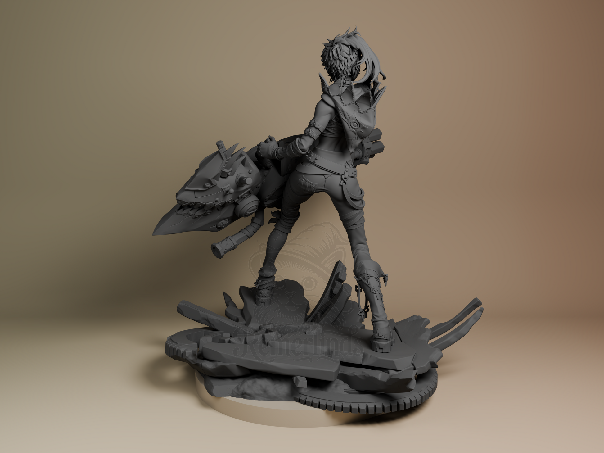 Jinx – Arcane (Figurine by Bulkamancer) – 3D printed resin figure