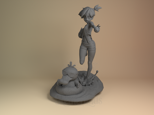 Misty – Pokémon (Figurine by Nomnom Figures) – 3D printed resin figure