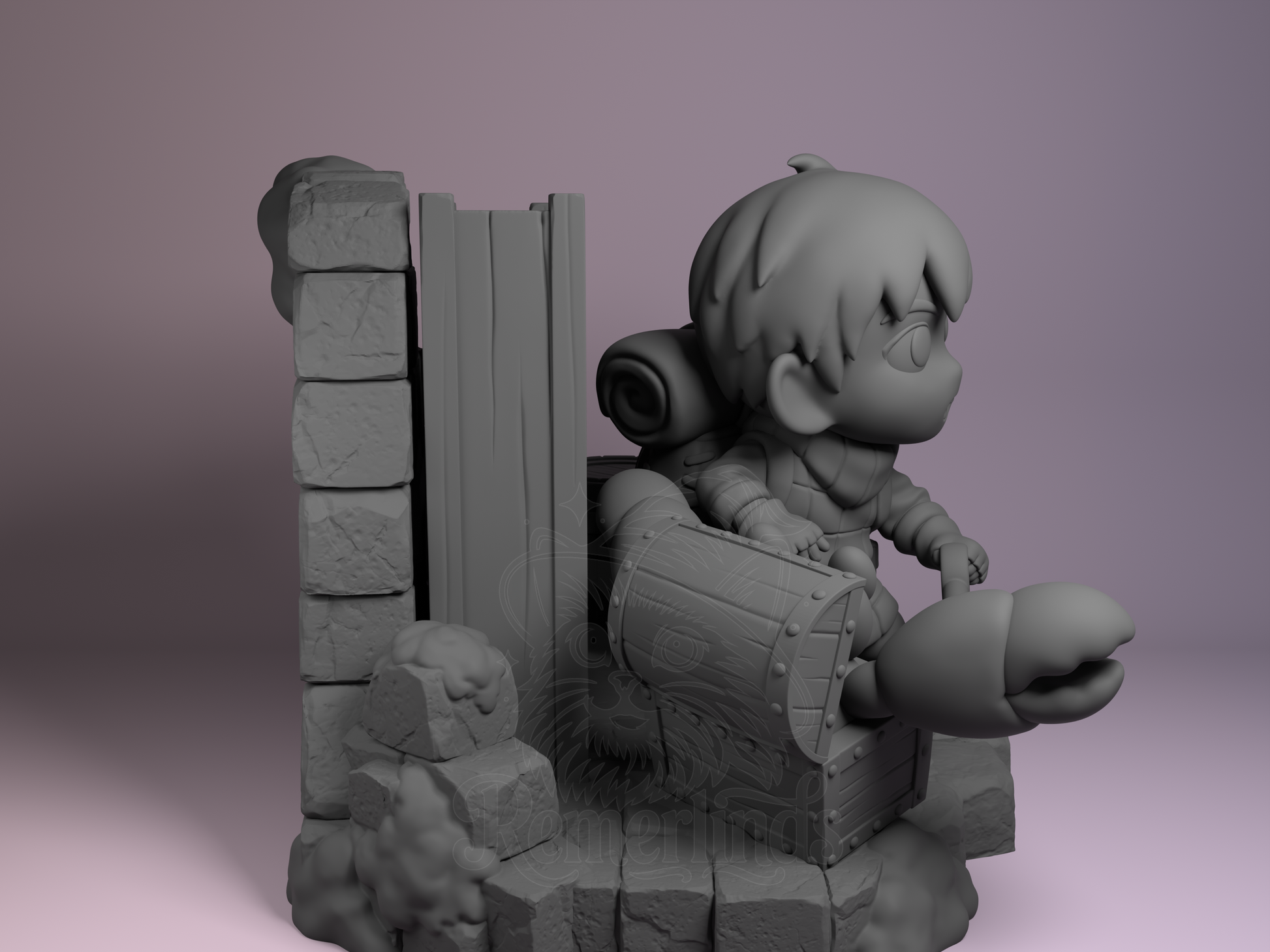 Chibi Chilchuck – Dungeon Meshi (Chibi by Nomnom Figures) – 3D printed resin figure