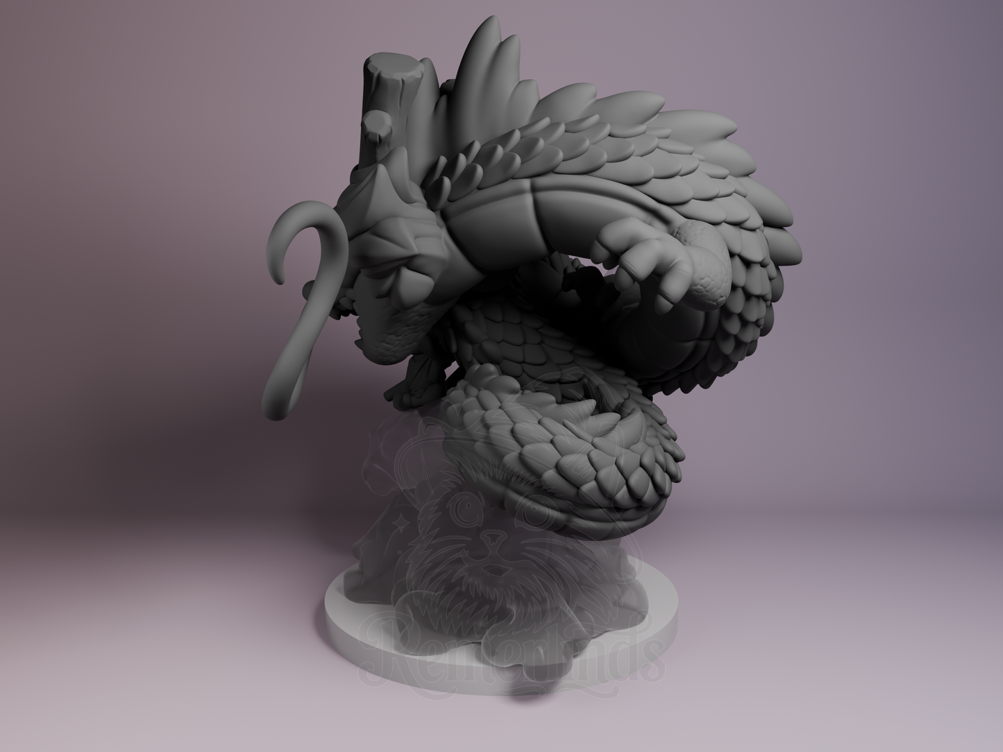 Chibi – Shenron and Goku (Chibi by Nomnom Figures) – 3D printed resin figure