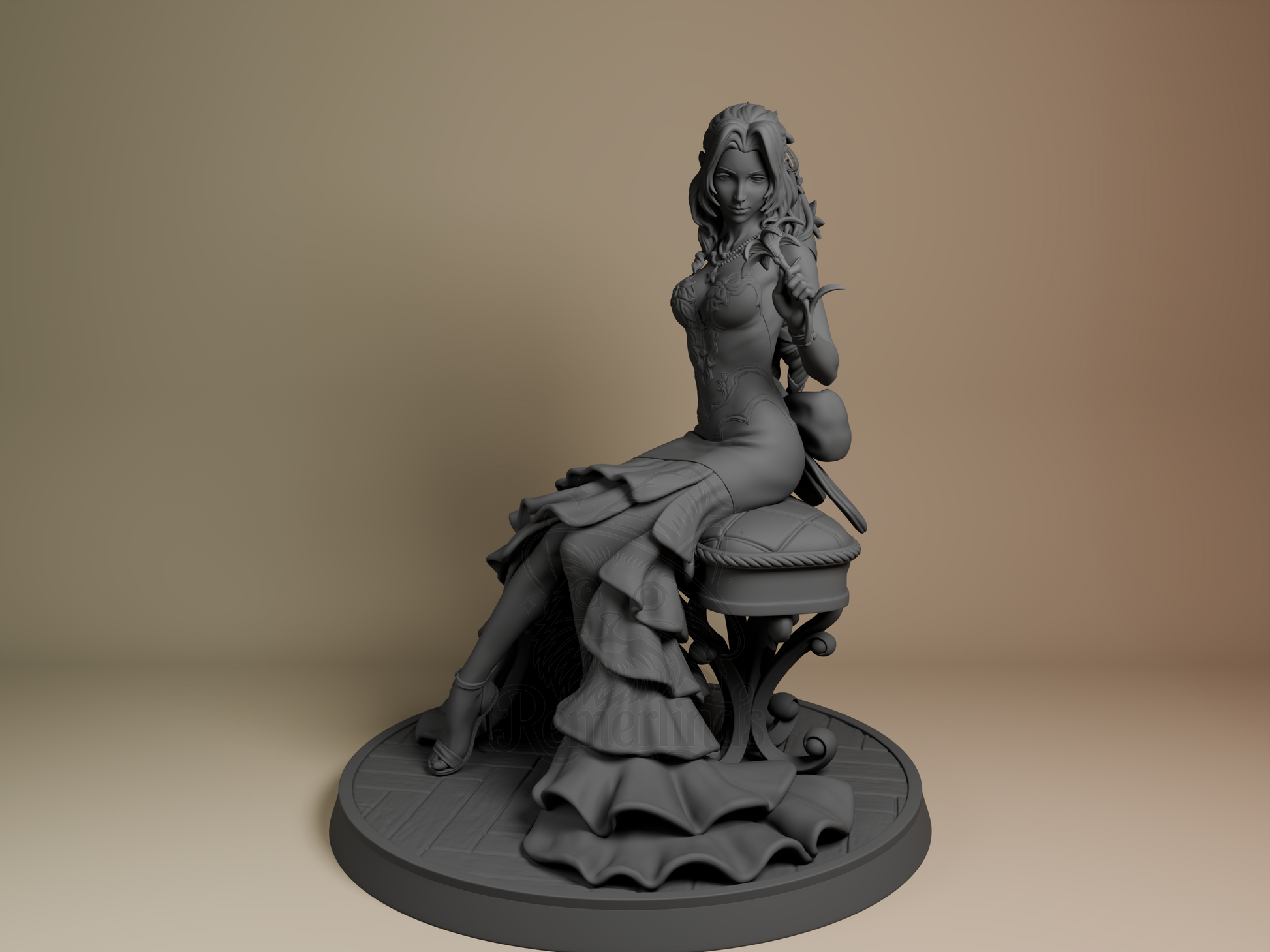 Aerith – Final Fantasy (Figurine by Bulkamancer)