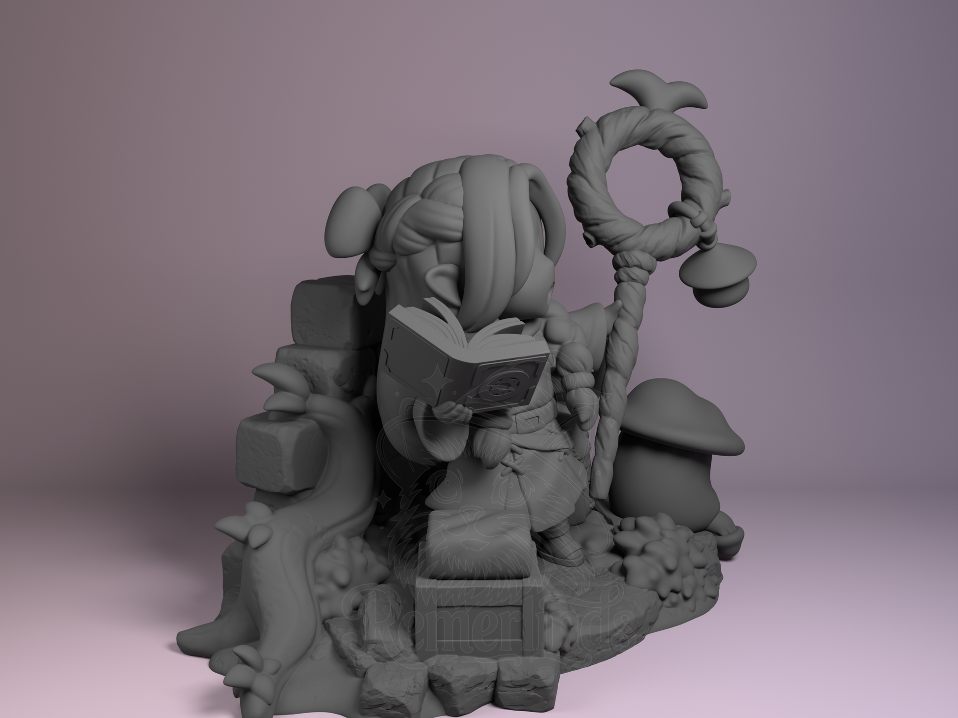 Chibi – Marcille (Chibi by Nomnom Figures) – 3D printed resin figure