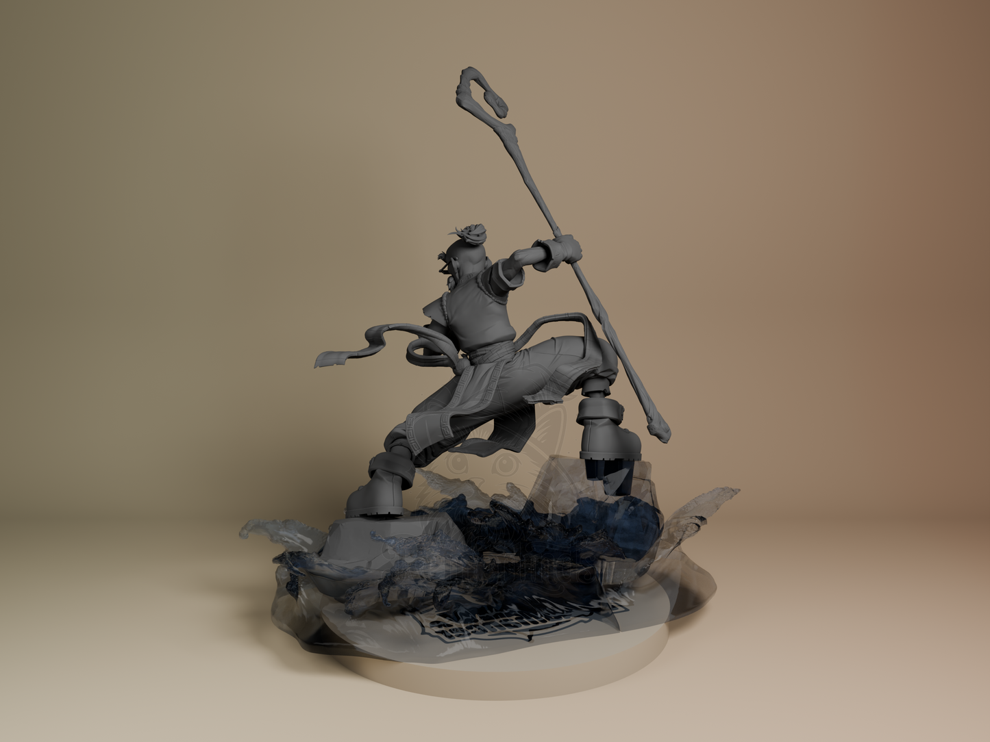 Knolan – Battle Chasers (Figurine by Bulkamancer) – 3D printed resin figure