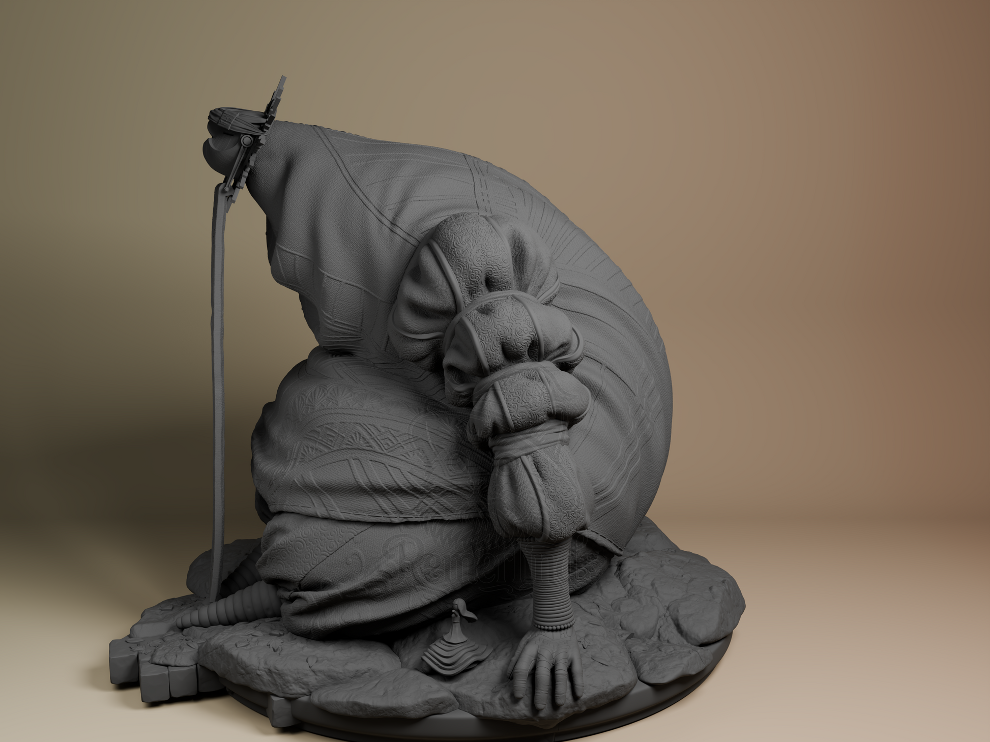 Esquie – Expedition 33 (Figurine by Bulkamancer) – 3D printed resin figure
