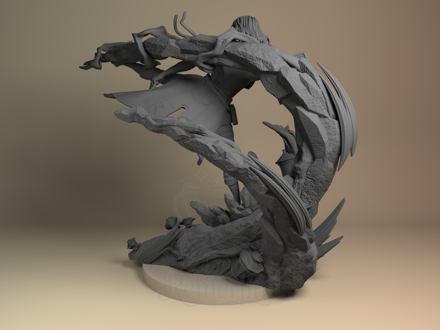 Lune – Expedition 33 (Figurine by Nomnom Figures) – 3D printed resin figure