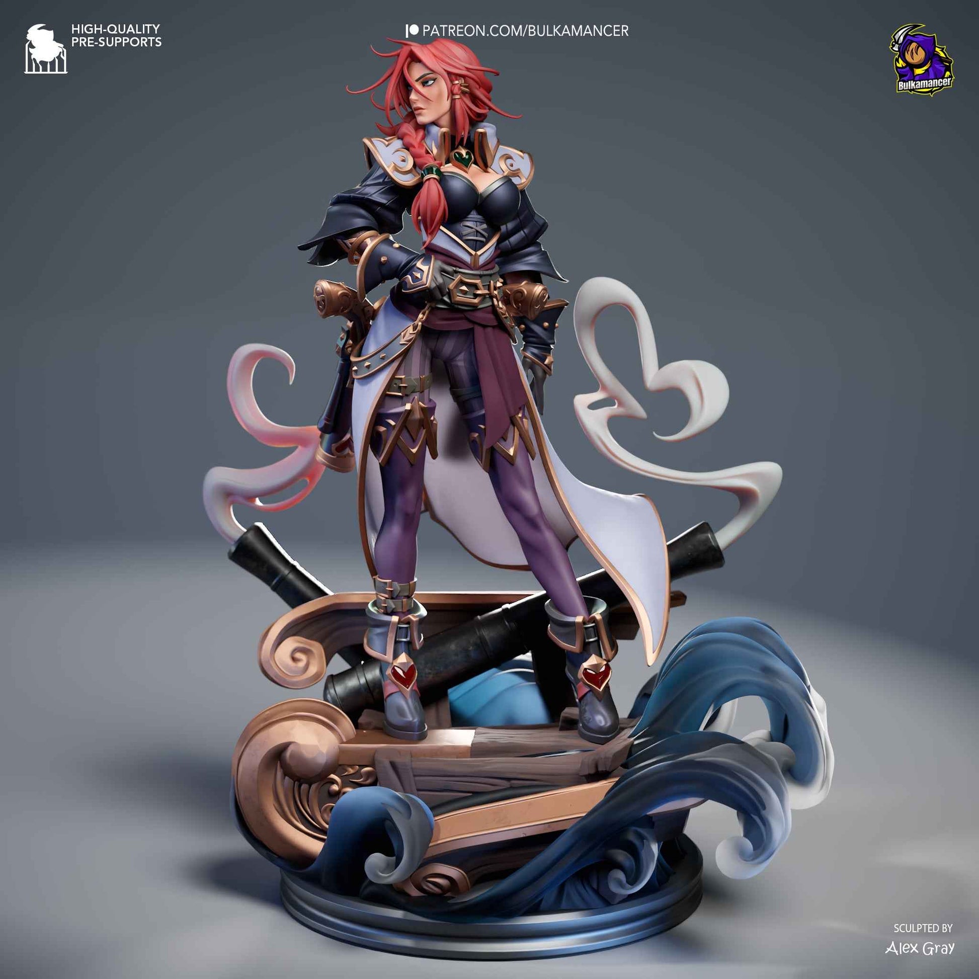 Miss Fortune – League of Legends (Figurine by Bulkamancer) – 3D printed resin figure
