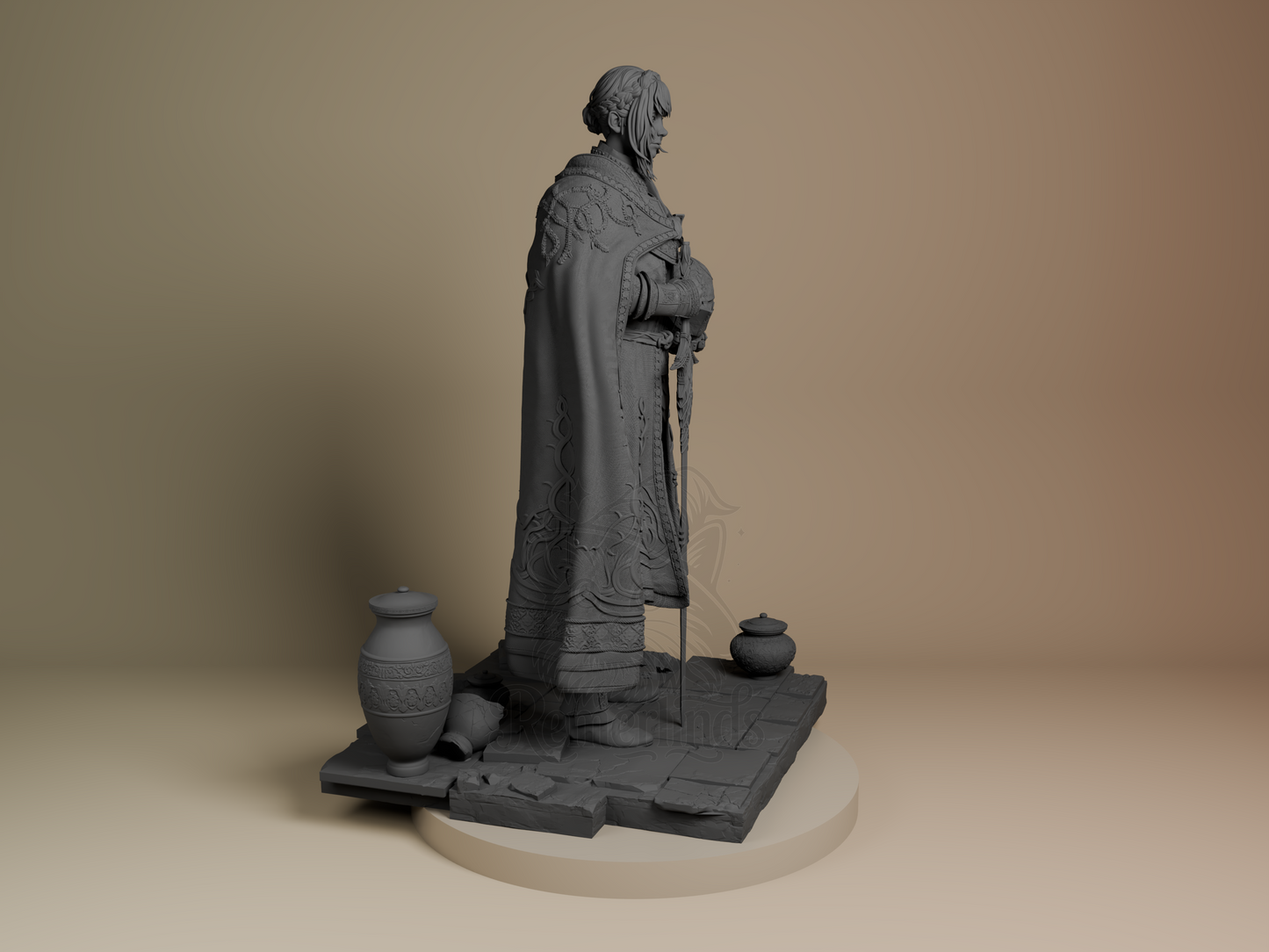 Leda – Elden Ring (Figurine by Bulkamancer) – 3D printed resin figure
