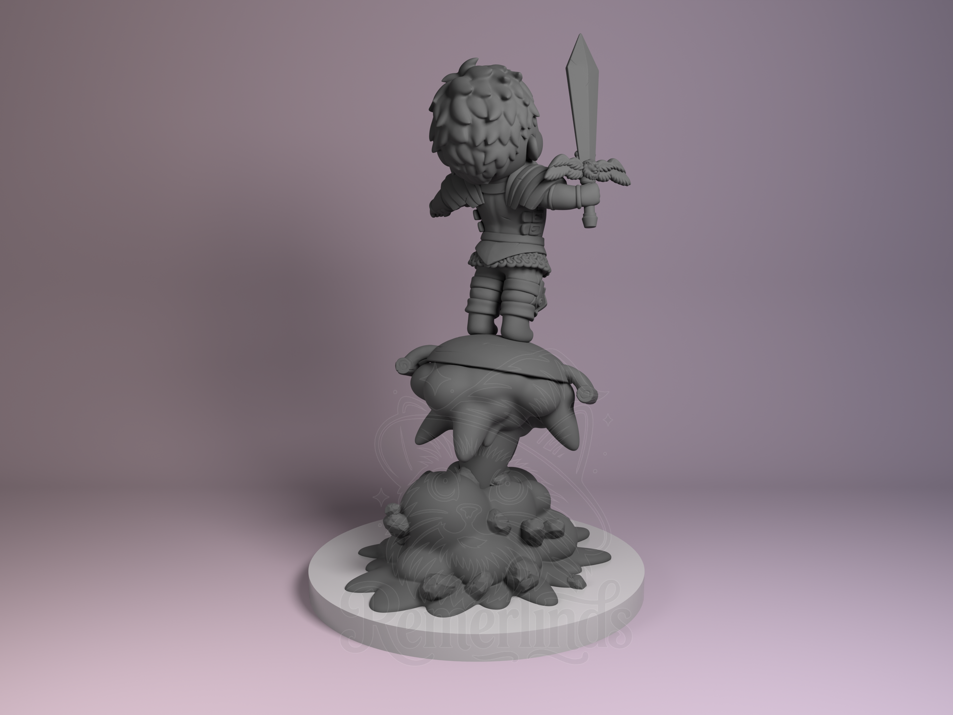 Chibi Laios Touden – Dungeon Meshi (Chibi by Nomnom Figures) – 3D printed resin figure