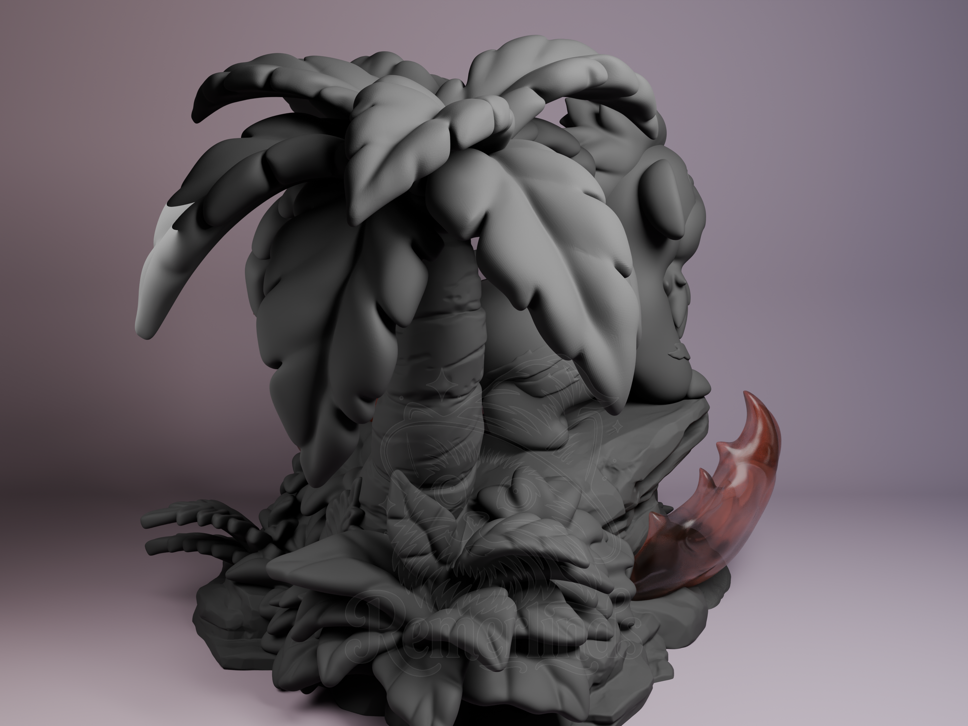 Chibi Growlithe – Pokémon (Chibi by Nomnom Figures) – 3D printed resin figure