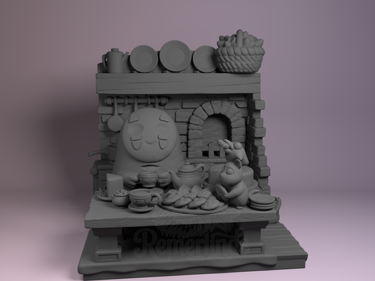 Chibi – No Face (Chibi by Nomnom Figures) – 3D printed resin figure