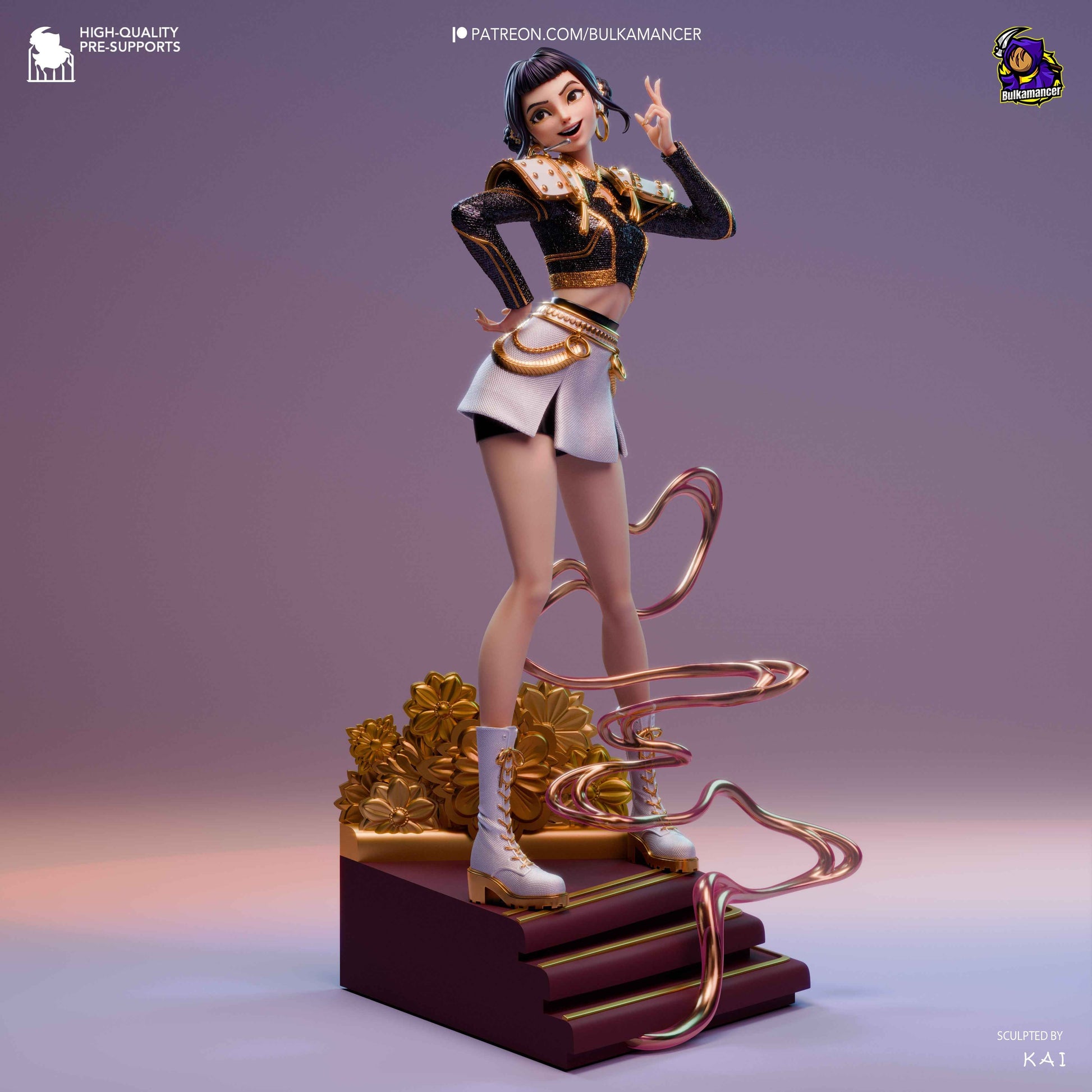 Zoey β KPop Demon Hunters (Figurine by Bulkamancer)