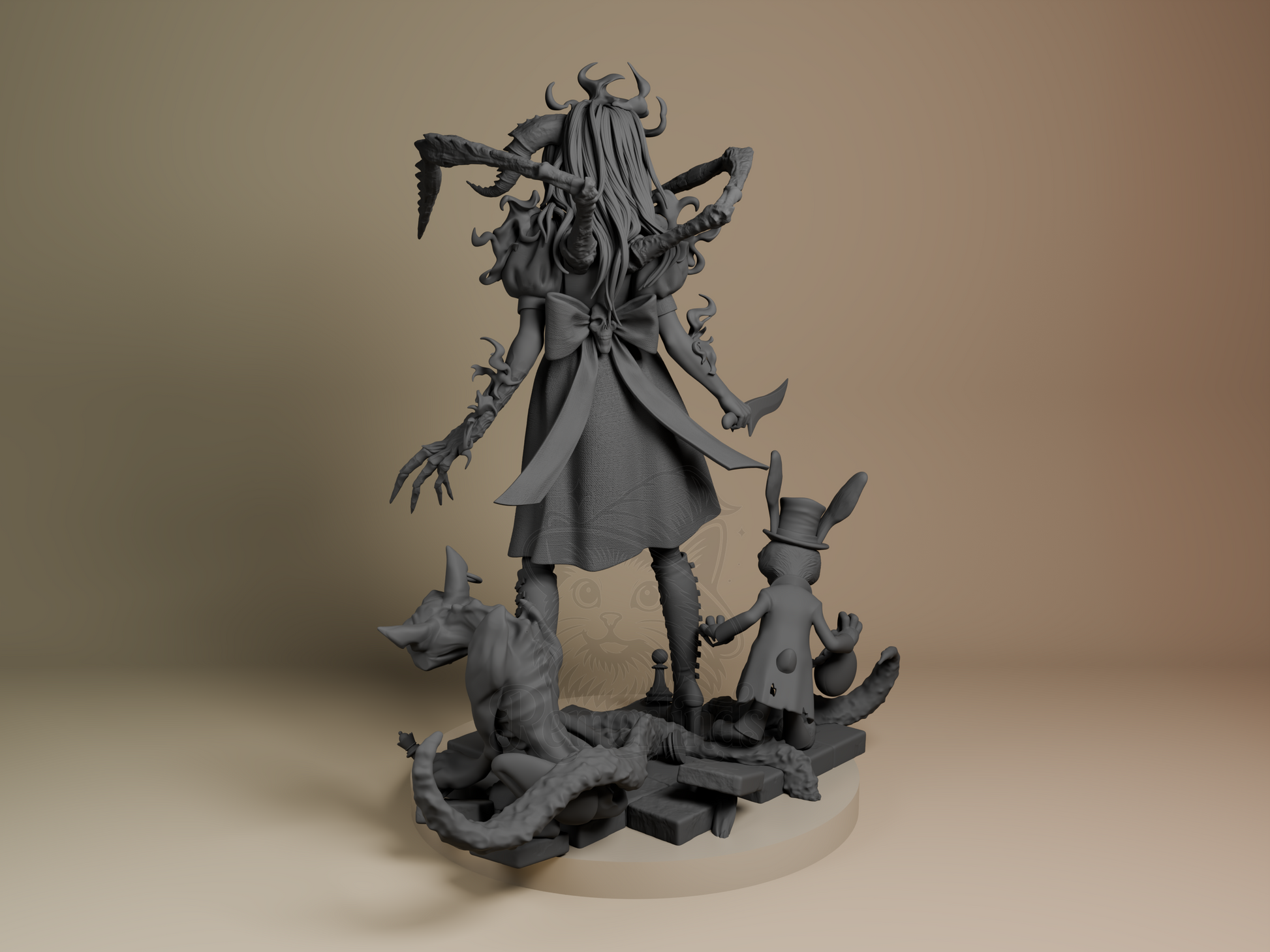 Alice – American McGee’s Alice (Figurine by Bulkamancer) – 3D printed resin figure