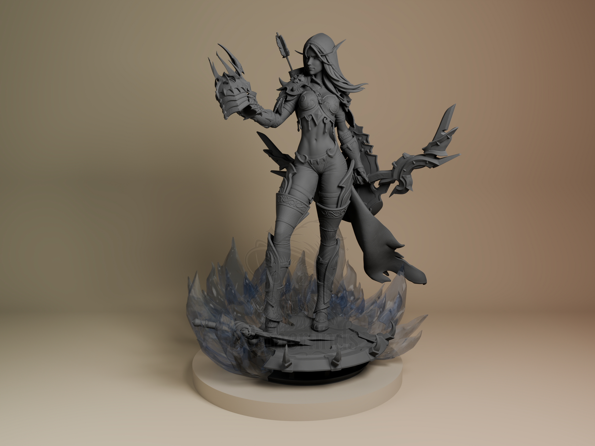 Sylvanas Windrunner β World of Warcraft (Figurine by Bulkamancer)