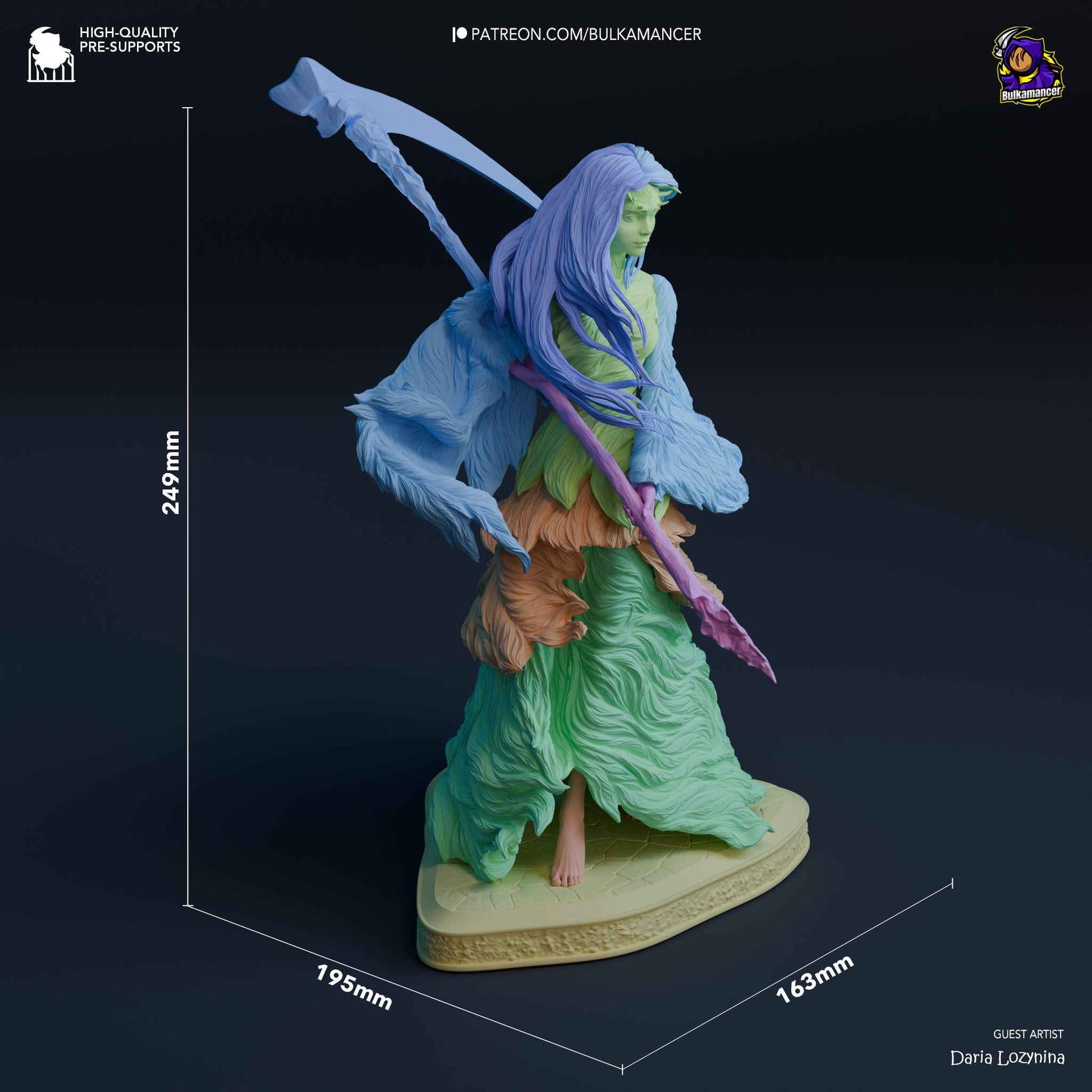 Crossbreed Priscilla – Dark Souls (Figurine by Bulkamancer) – 3D printed resin figure
