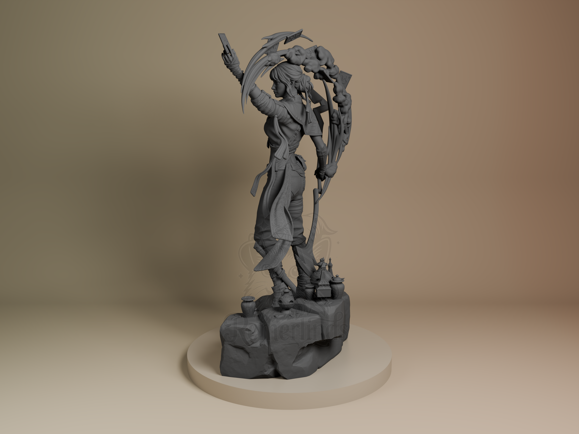 Sciel – Expedition 33 (Figurine by Bulkamancer) – 3D printed resin figure