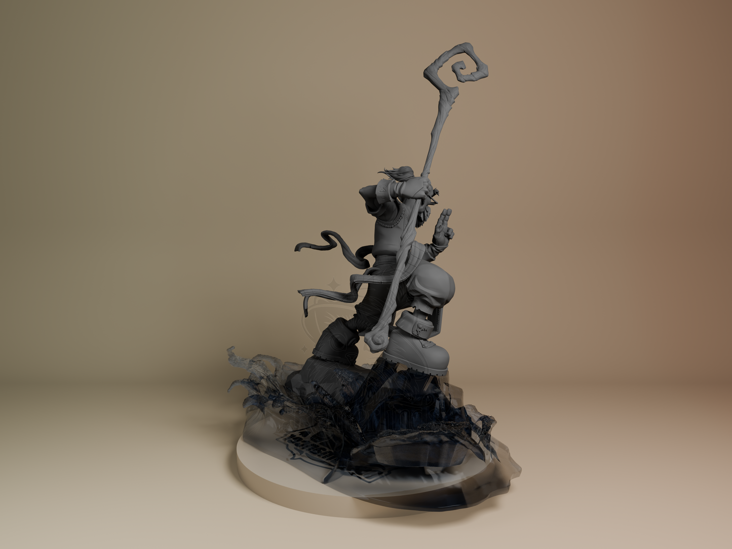 Knolan – Battle Chasers (Figurine by Bulkamancer) – 3D printed resin figure