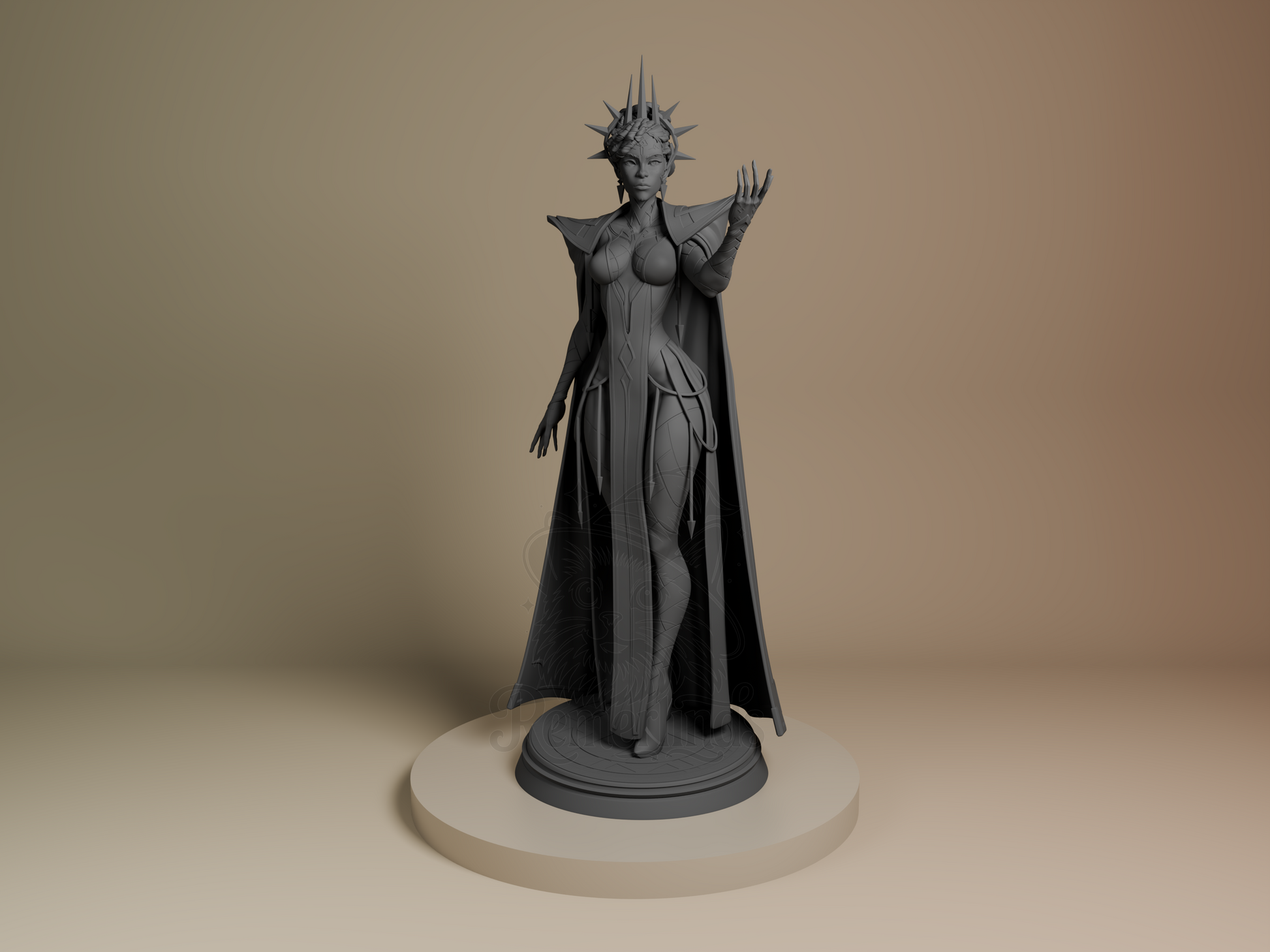 Mel – Arcane (Figurine by Bulkamancer) – 3D printed resin figure