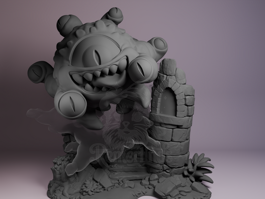 Chibi Beholder – Dungeons & Dragons (Chibi by Nomnom Figures) – 3D printed resin figure
