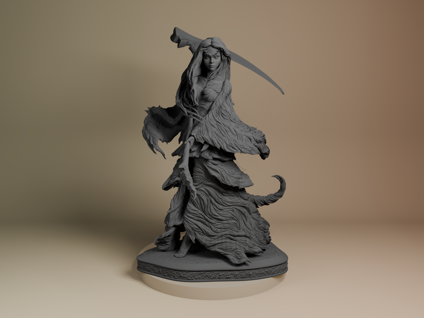 Crossbreed Priscilla – Dark Souls (Figurine by Bulkamancer) – 3D printed resin figure
