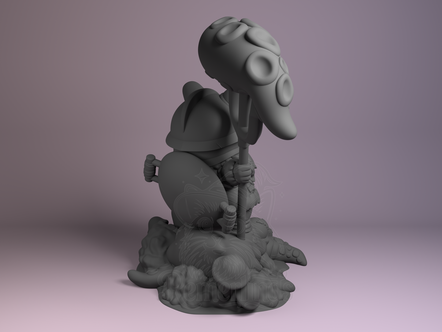 Chibi – Senshi (Chibi by Nomnom Figures) – 3D printed resin figure
