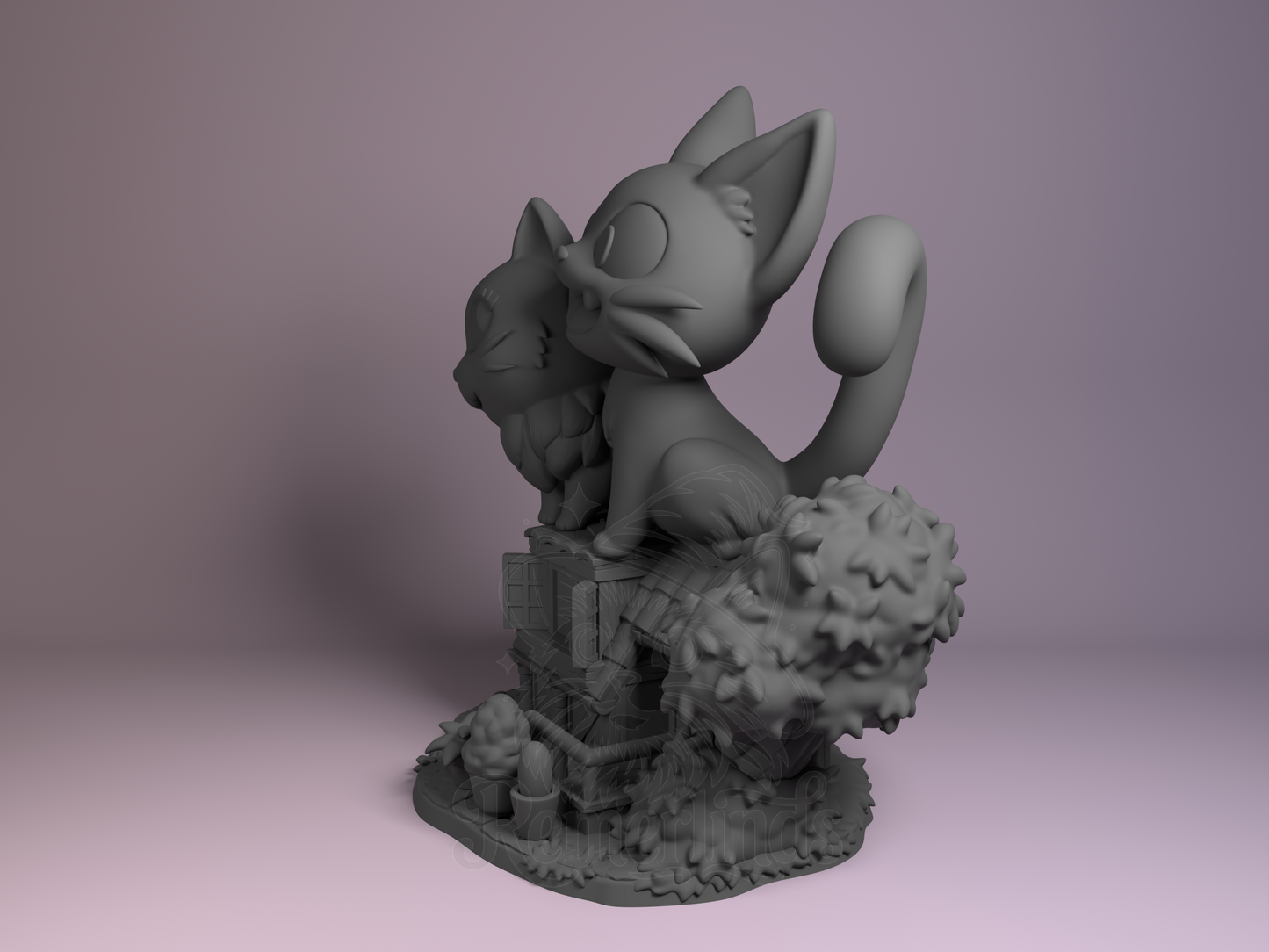 Chibi – Jiji (Chibi by Nomnom Figures) – 3D printed resin figure