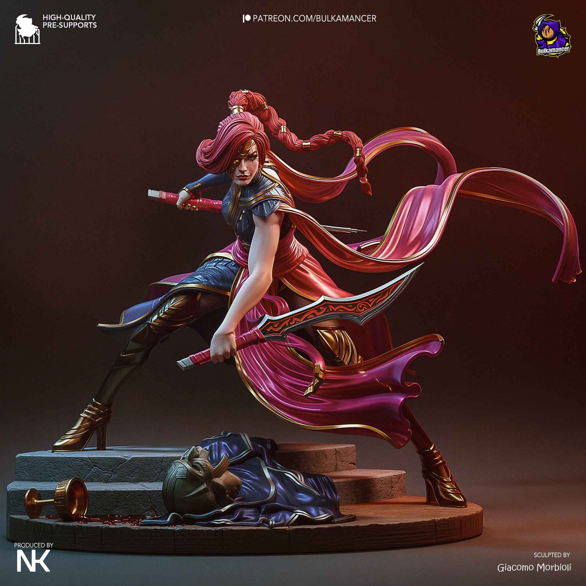 Katarina – League of Legends (Figurine by Bulkamancer) – 3D printed resin figure