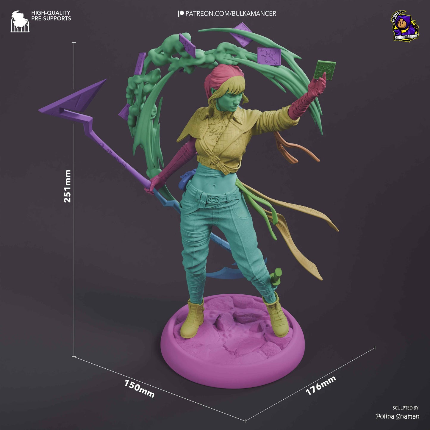 Sciel – Expedition 33 (Figurine by Bulkamancer) – 3D printed resin figure