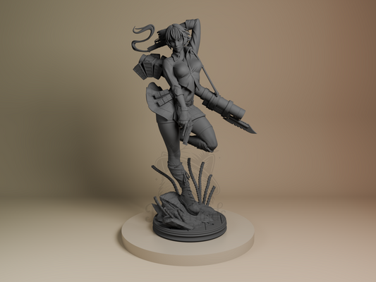 Lady – Devil May Cry 3 (Figurine by Bulkamancer) – 3D printed resin figure