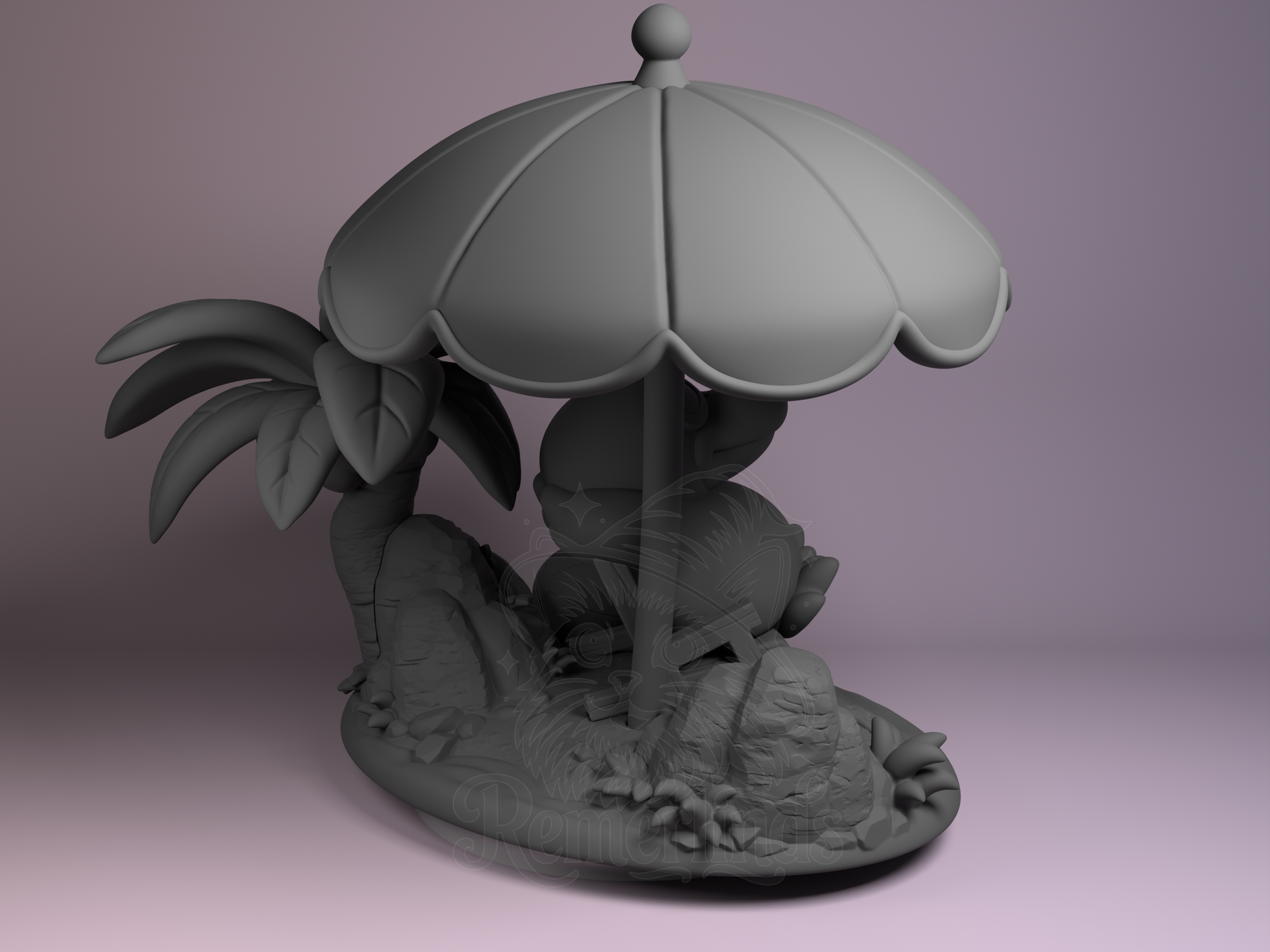 Chibi Psyduck – Pokémon (Chibi by Nomnom Figures) – 3D printed resin figure