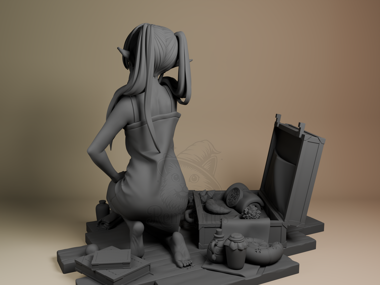Frieren – Frieren: Beyond Journey’s End (Figurine by Bulkamancer) – 3D printed resin figure