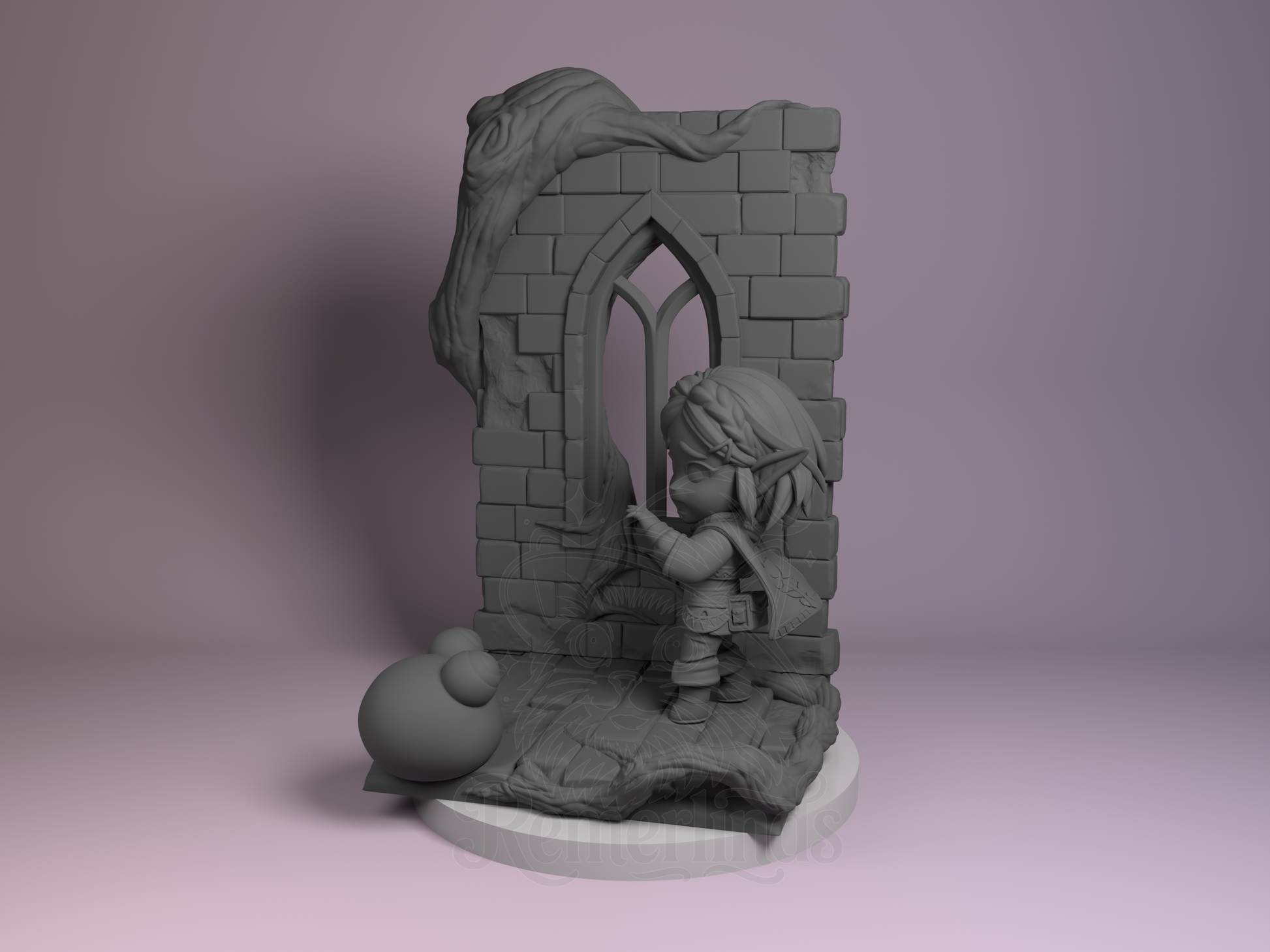 Princess Zalde – Breathe the Wilderness (Chibi by Nomnom Figures) – 3D printed resin figure