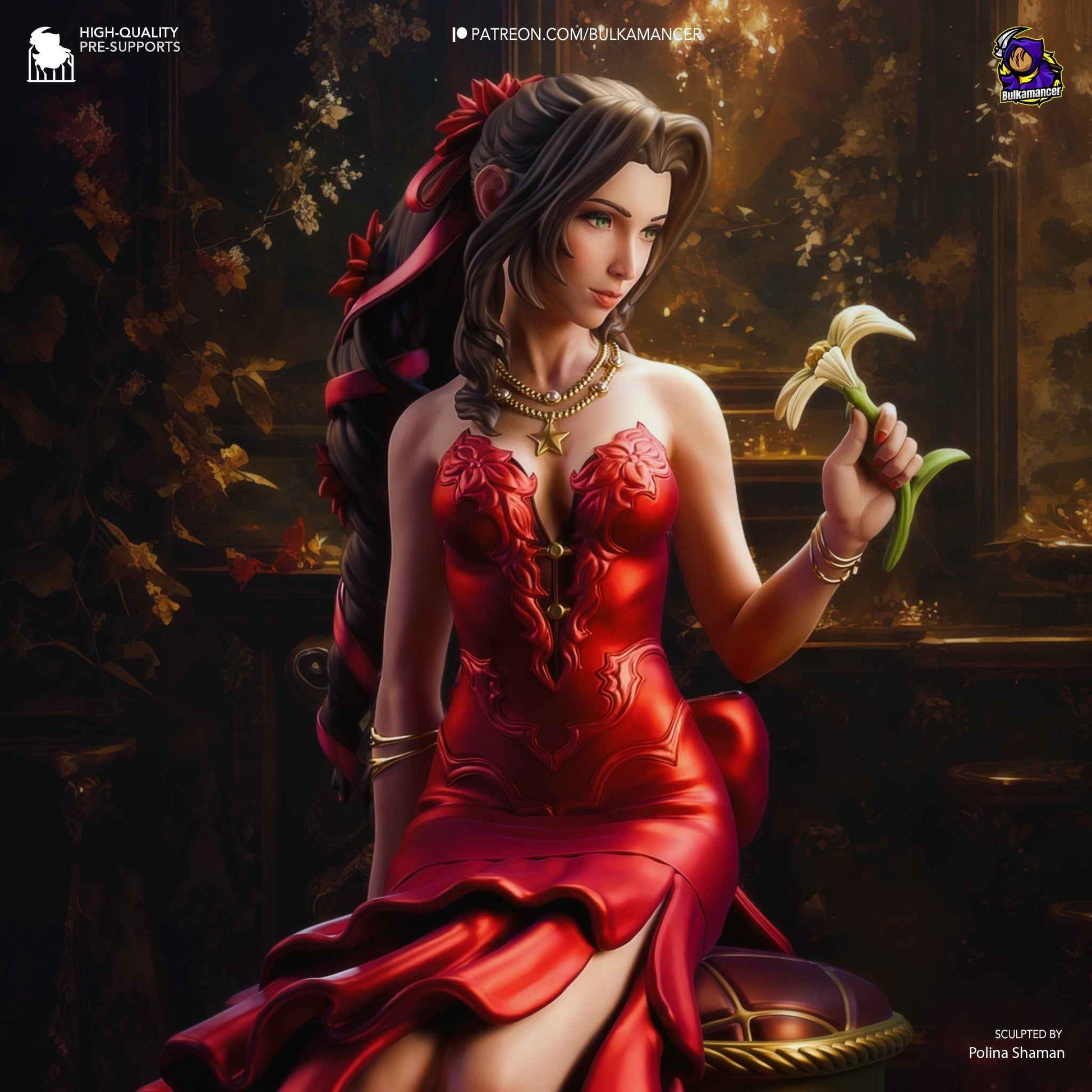 Aerith – Final Fantasy (Figurine by Bulkamancer)