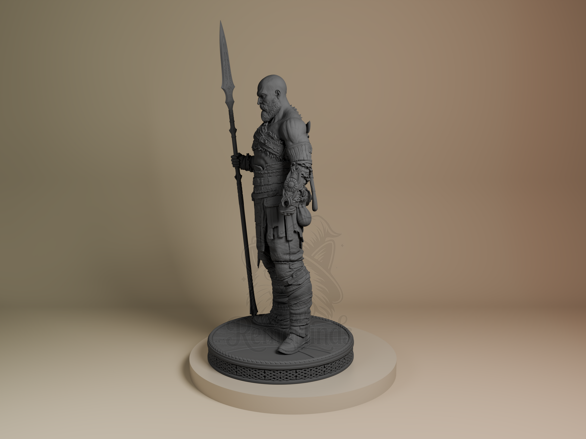 Kratos – God of War (Figurine by Bulkamancer) – 3D printed resin figure