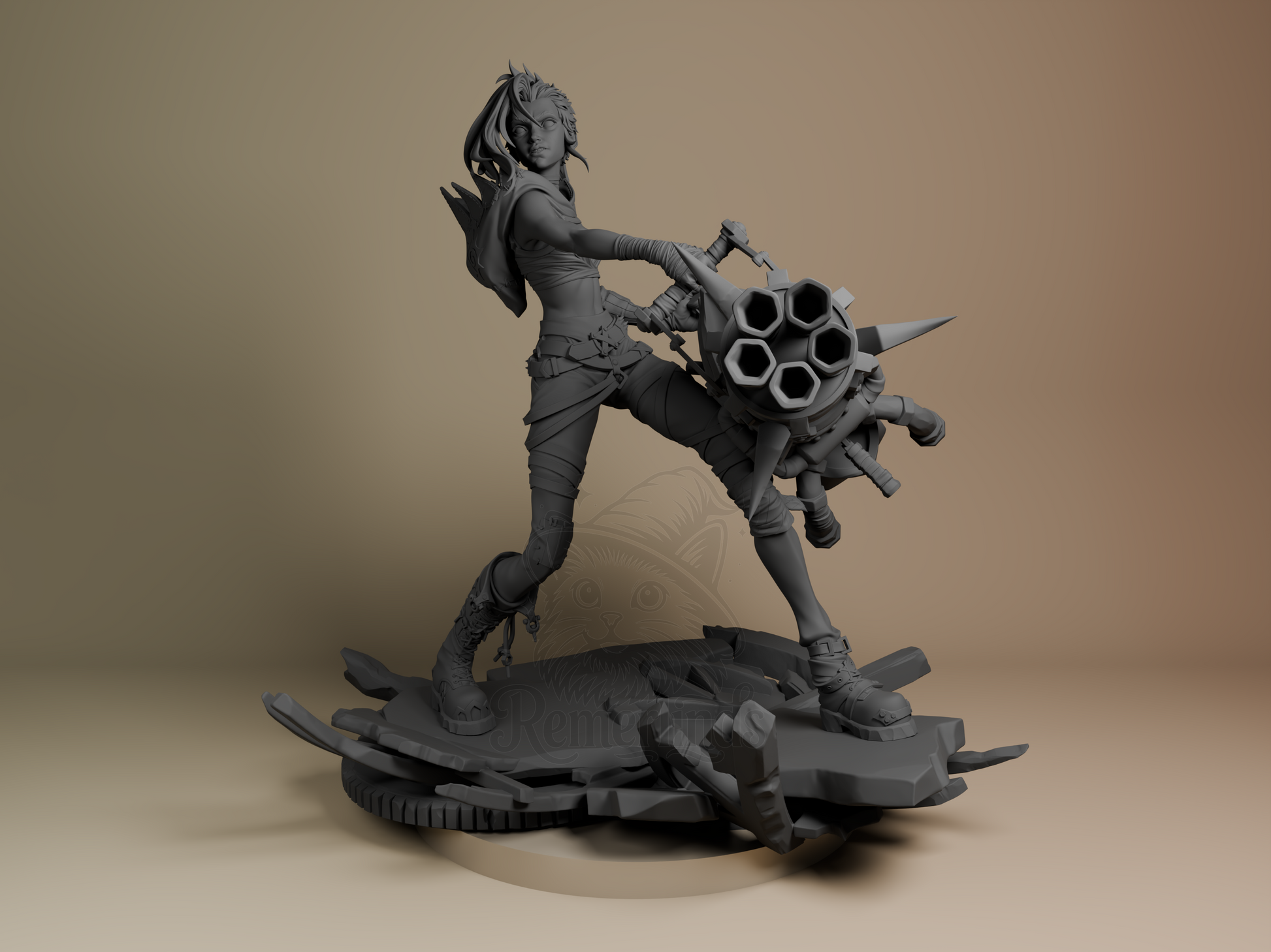 Jinx – Arcane (Figurine by Bulkamancer) – 3D printed resin figure